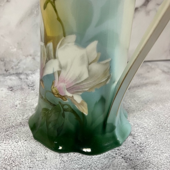 Beautiful Vintage RS Germany Large Porcelain Chocolate Pot Pitcher - Picture 3 of 16